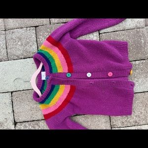 Hanna Andersson cozy rainbow cardigan 🌈